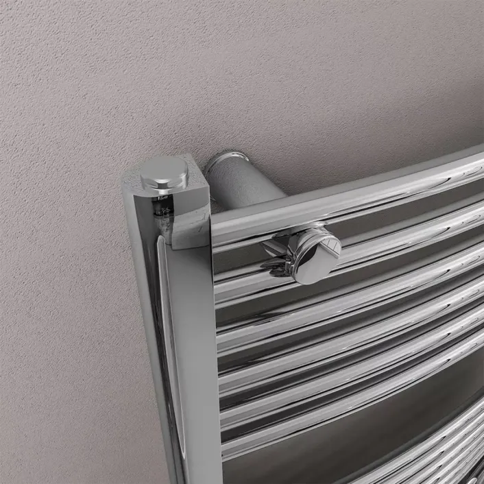 Eastbrook Wingrave Curved Multirail 1000 x 400 Chrome