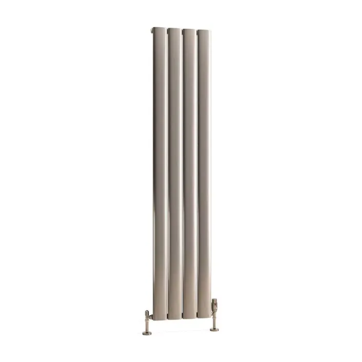 Eastbrook Malmesbury 1800 x 375 Aluminium Radiator Silver Effect