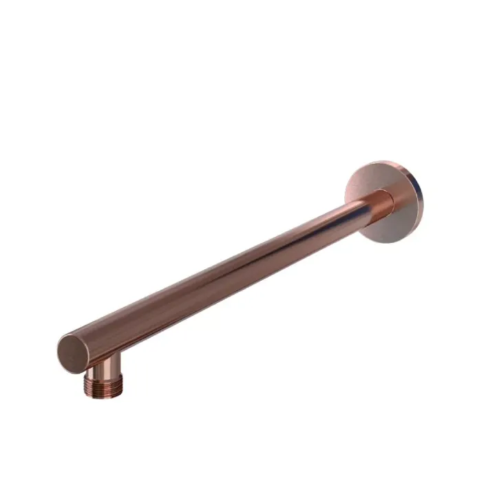 Eastbrook Modern Round Fixed Over Head Shower Arm - Brushed Bronze