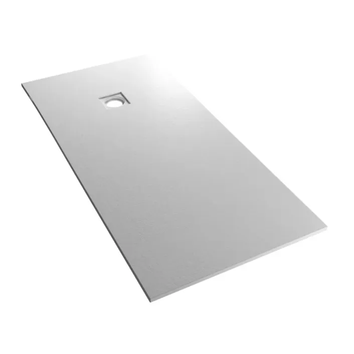 Eastbrook Crossland 1700mm x 800mm Slate Finish Shower Tray - Light Grey