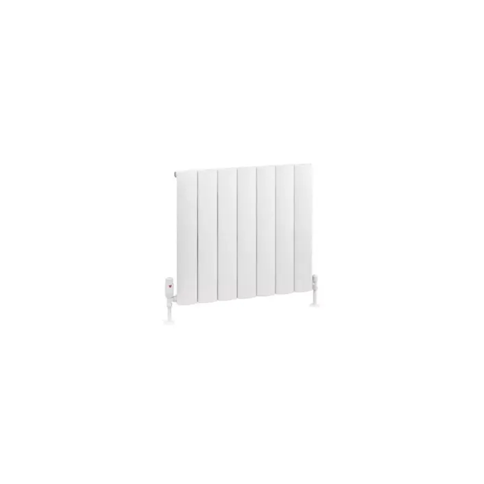 Eastbrook Tordino 600 x 660 Aluminium Radiator Matt White