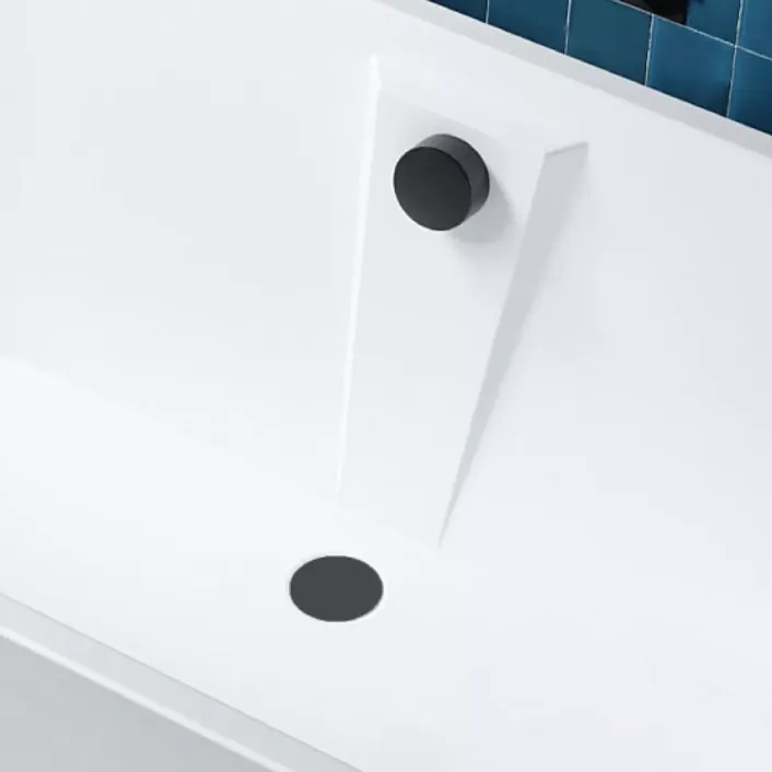 Eastbrook Bromley Bath Filler/Waste Cover Matt Black