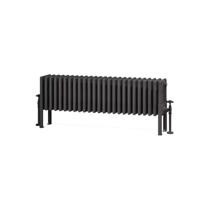 Eastbrook Imperia 6 Column Radiator 300 x 1145mm Matt Anthracite