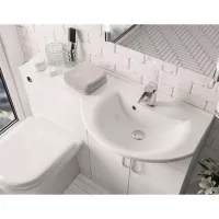 Eastbrook Lyegrove Slimline RH 110 Cast Top White