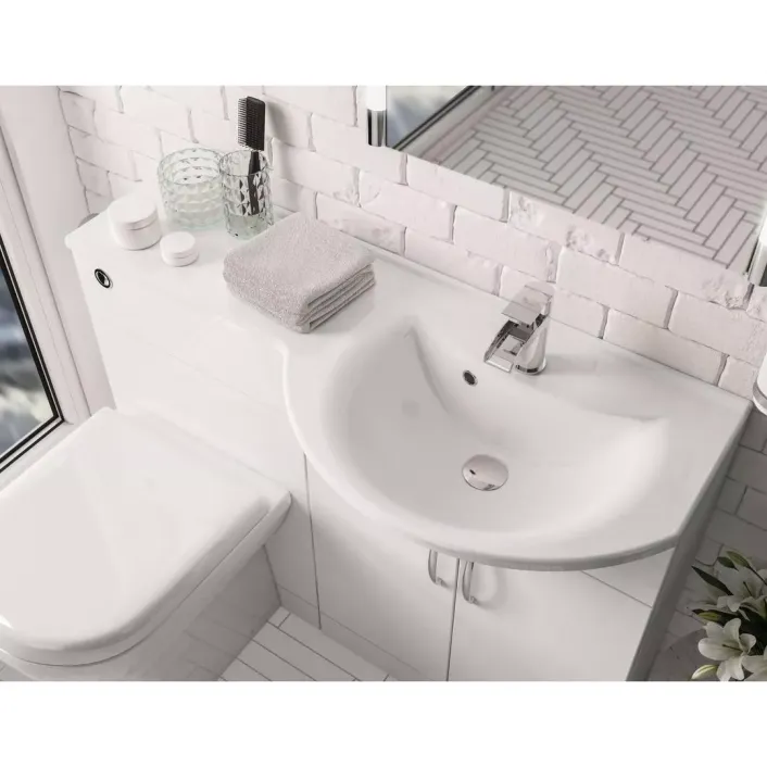 Eastbrook Lyegrove Slimline RH 110 Cast Top White