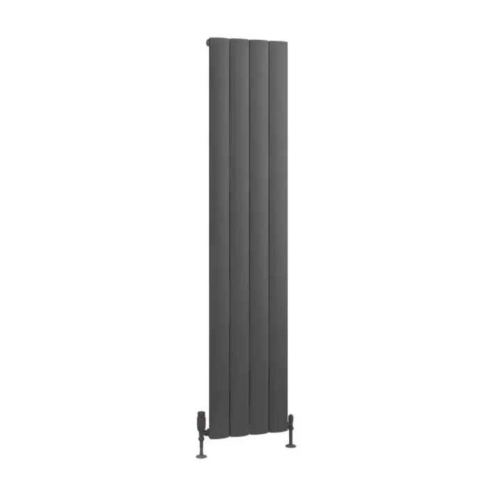 Eastbrook Tordino 1800 x 375 Aluminium Radiator Matt Anthracite