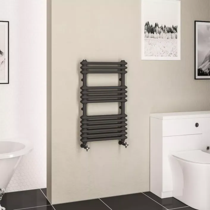 Eastbrook Imperia 2 Column Multirail 832 x 500mm Matt Anthracite