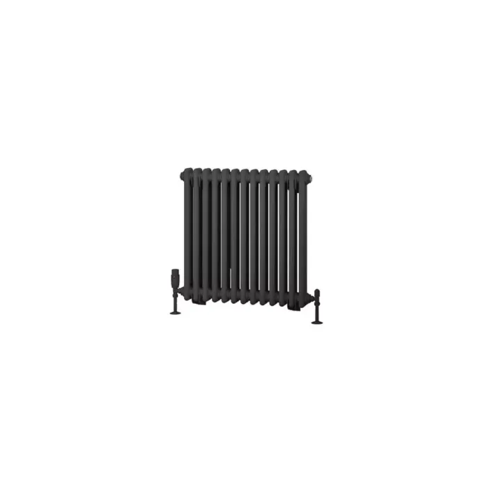 Eastbrook Rivassa 2 Column Rad. 600x608mm Matt Anthracite