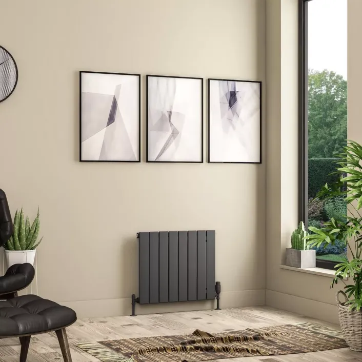 Eastbrook Addington II Radiator 500 x 596 Type10 Matt Anthracite