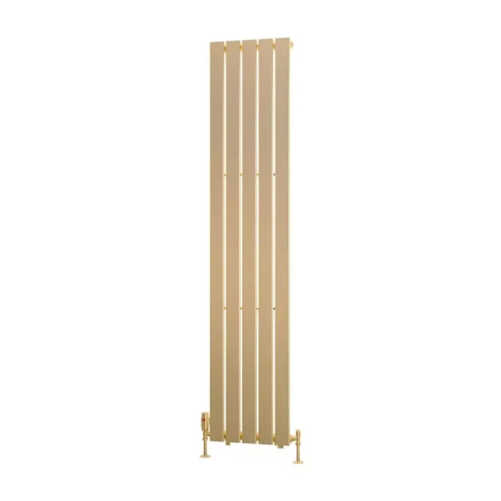 Eastbrook Warrington 1800 x 376 Radiator Type10 Brushed Brass