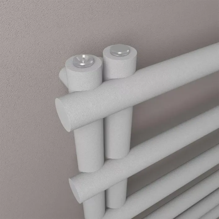Eastbrook Marlow E-Style 850 x 500 Towel Rail Matt Grey