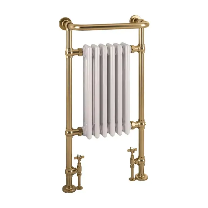 Eastbrook Isbourne 940 x 507 Brushed Brass / Gloss White