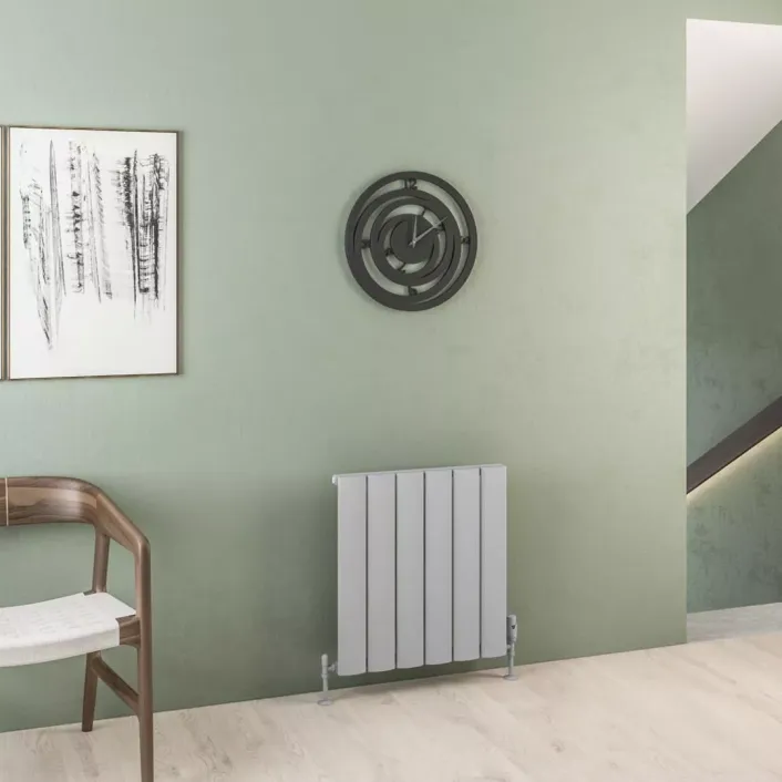 Eastbrook Malmesbury 600 x 565 Aluminium Radiator Matt Grey