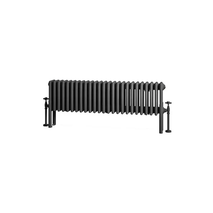 Eastbrook Imperia 4 Column Radiator 300 x 1145mm Matt Anthracite