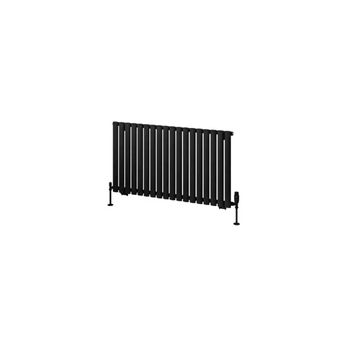 Eastbrook Tunstall 600 x 1061 Radiator Matt Black