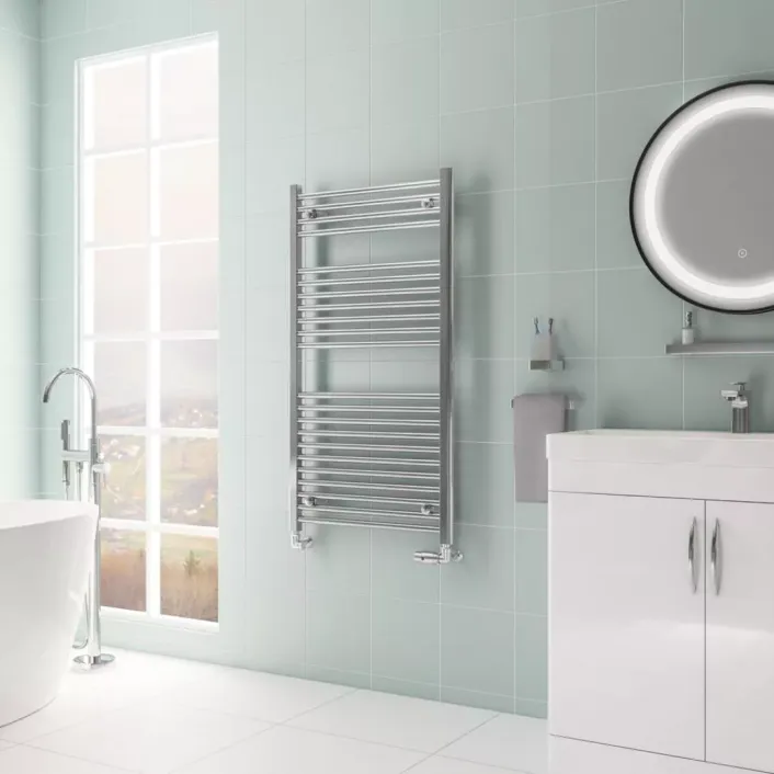 Eastbrook Biava Multirail HV Straight 1118 x 600mm Chrome