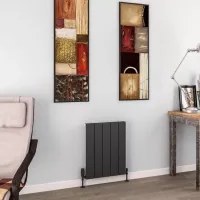 Eastbrook Charlton 600 x 470 Aluminium Radiator Matt Anthracite