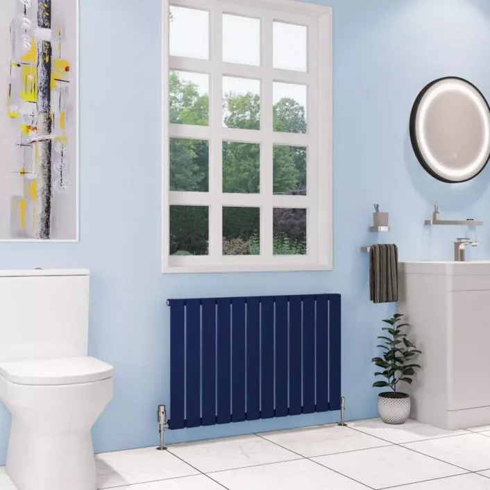 Eastbrook Deddington 600 x 950 Radiator Matt Cobalt Blue
