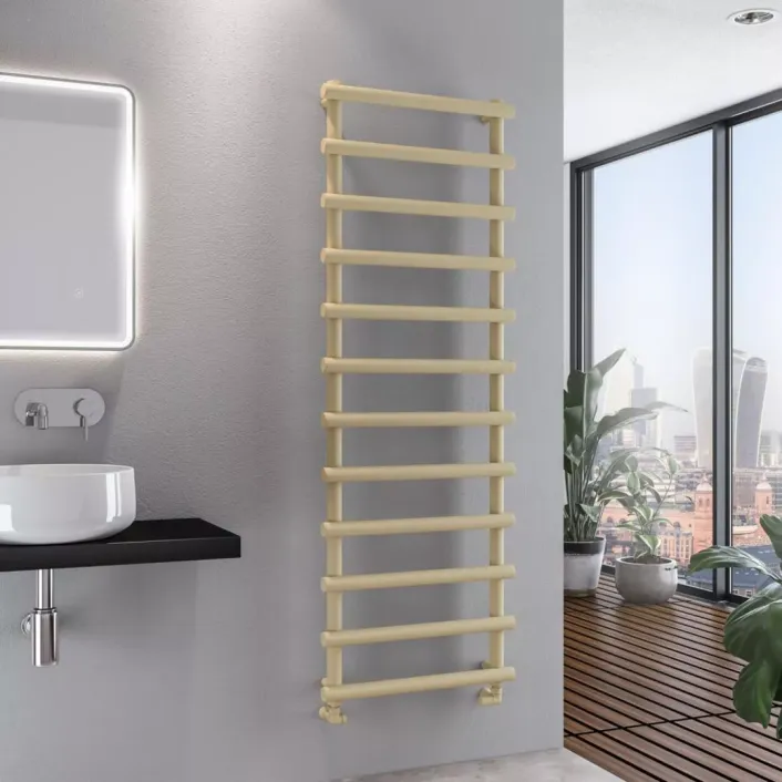 Eastbrook Marlow 1750 x 600 Towel Rail Matt Cappuccino