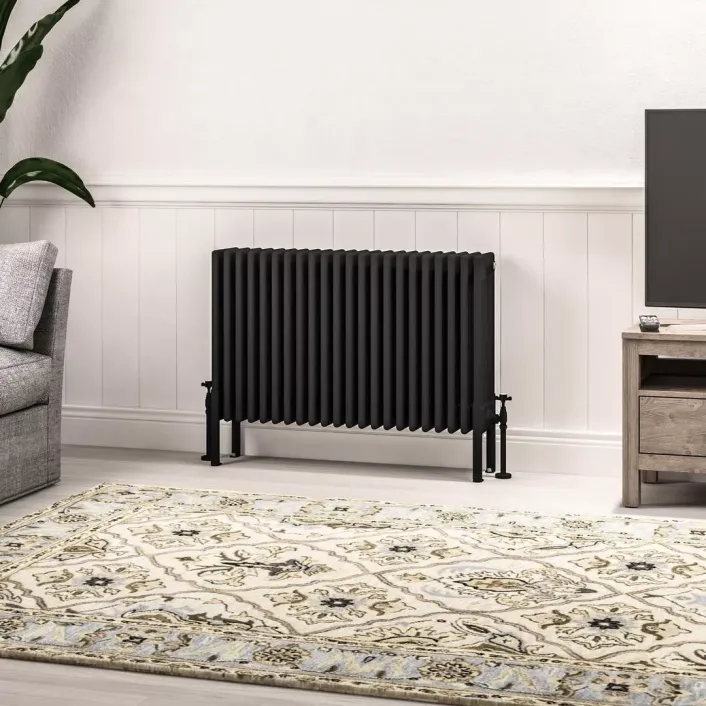 Eastbrook Imperia 6 Column Radiator 600 x 1010mm Matt Black
