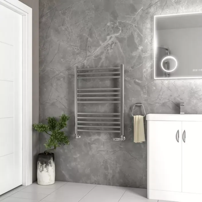 Eastbrook Wendover Straight Stainless Steel Multirail 800 x 600 Mirror Polished