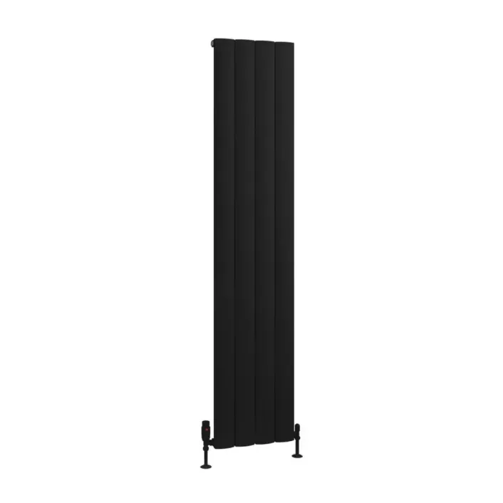 Eastbrook Tordino 1800 x 375 Aluminium Radiator Matt Black