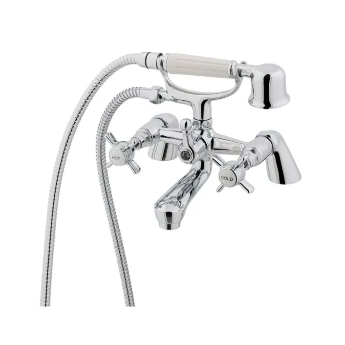 Eastbrook Haymarket Standard Bath Shower Mixer with Kit - Chrome