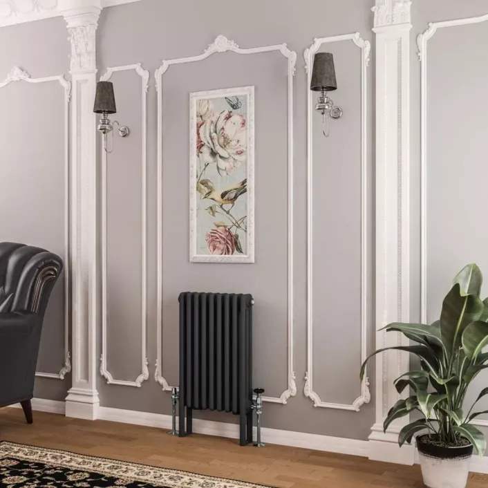 Eastbrook Imperia 3 Column Radiator 600 x 425mm Matt Anthracite