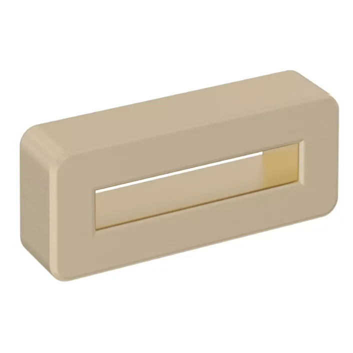 Eastbrook Rectangular Overflow - Brushed Brass