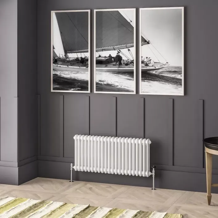Eastbrook Imperia 2 Column Radiator 450 x 1010mm Gloss White