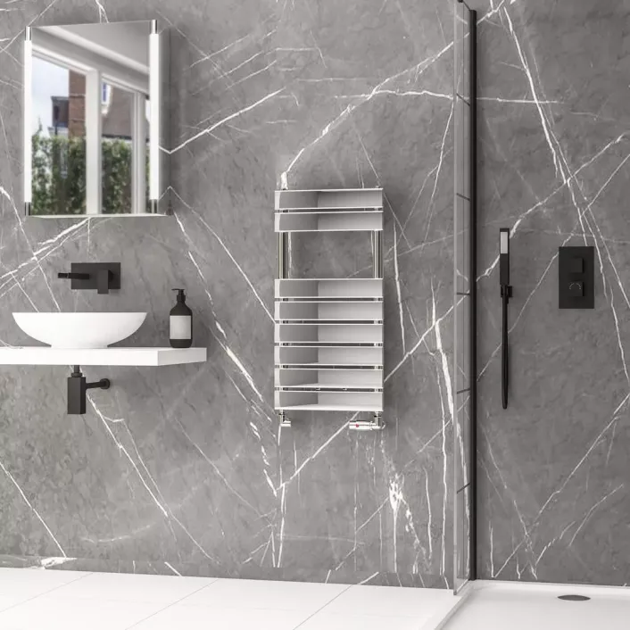 Eastbrook Addington II Towel Rail 790 x 400 Type10 Chrome