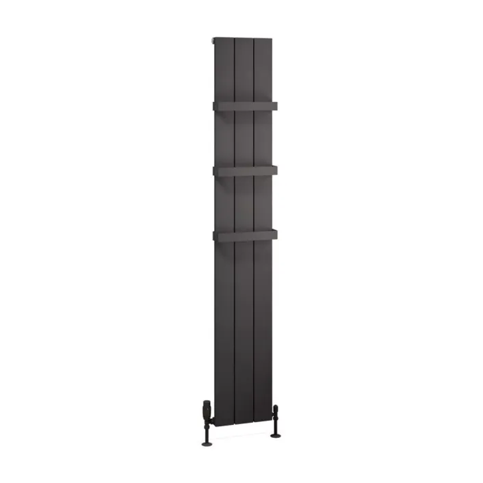 Eastbrook Charlton 1800 x 280 Aluminium Radiator Matt Anthracite