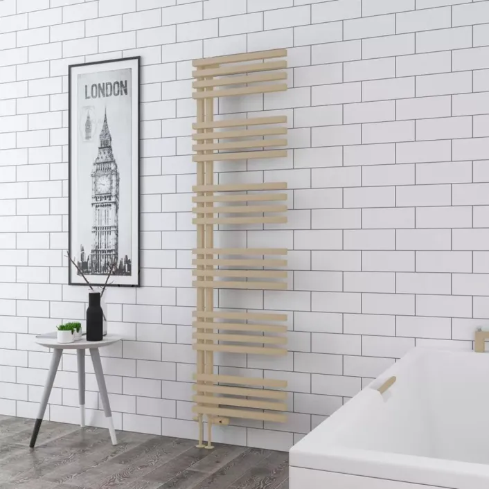 Eastbrook Reinbach 1800 x 500mm Towel Rail Matt Cappuccino