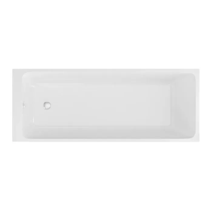 Eastbrook Malin 1700 x 800 x 440mm Single Ended (SE) Rectangular 5mm Bath - White