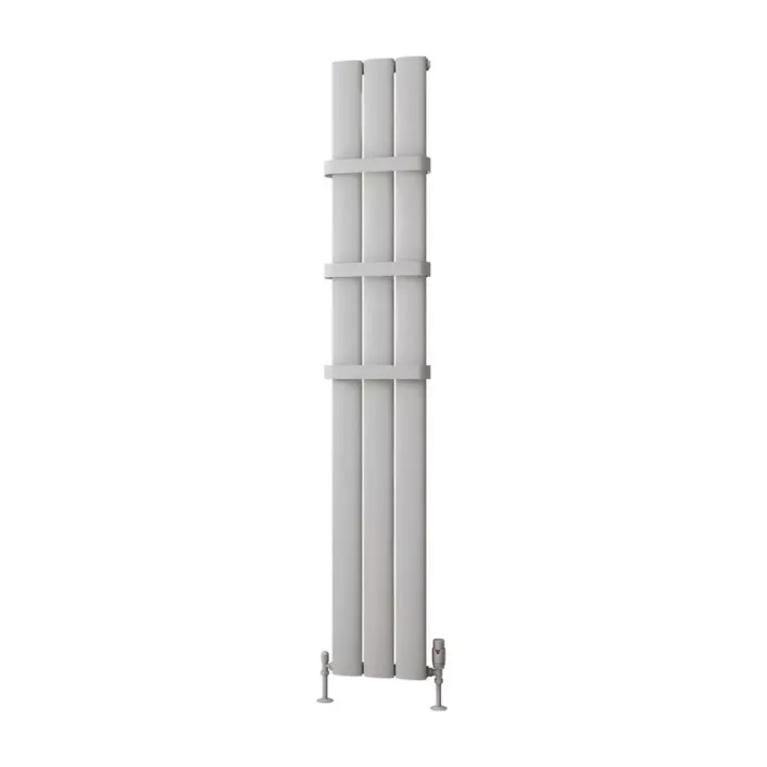 Eastbrook Malmesbury 1800 x 280 Aluminium Radiator Matt Grey
