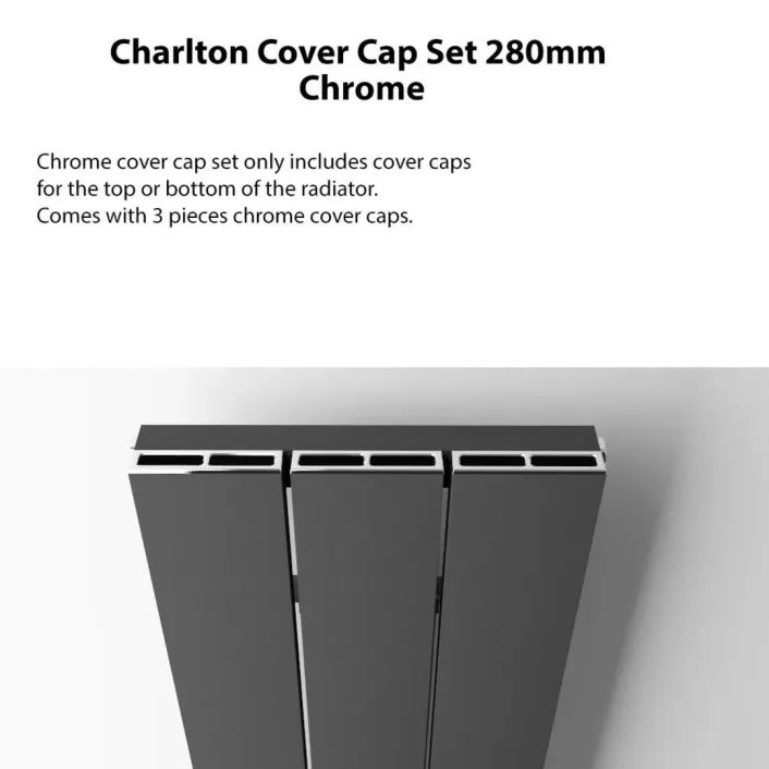 Eastbrook Charlton Cover Cap Set 280mm Chrome