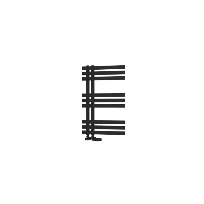 Eastbrook Hurley 800 x 500 Towel Rail Matt Black