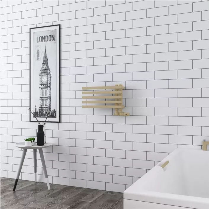 Eastbrook Reinbach 290 x 500mm Towel Rail Matt Cappuccino