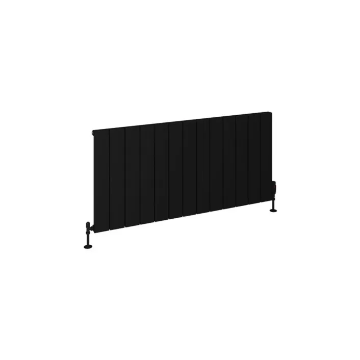 Eastbrook Rosano 600 x 1230 Aluminium Radiator Matt Black