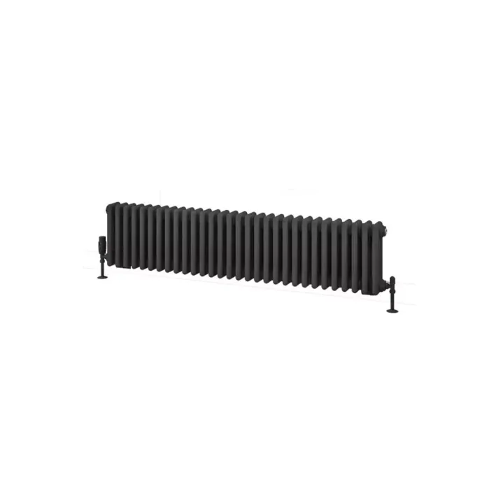 Eastbrook Rivassa 3 Column Rad. 300x1373mm Matt Anthracite