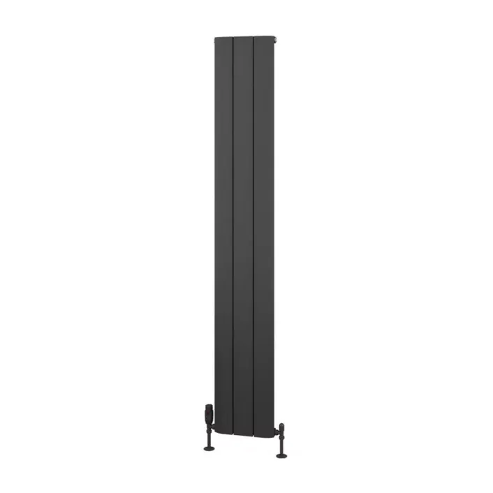 Eastbrook Withington 1800 x 280 Aluminium Radiator Matt Anthracite