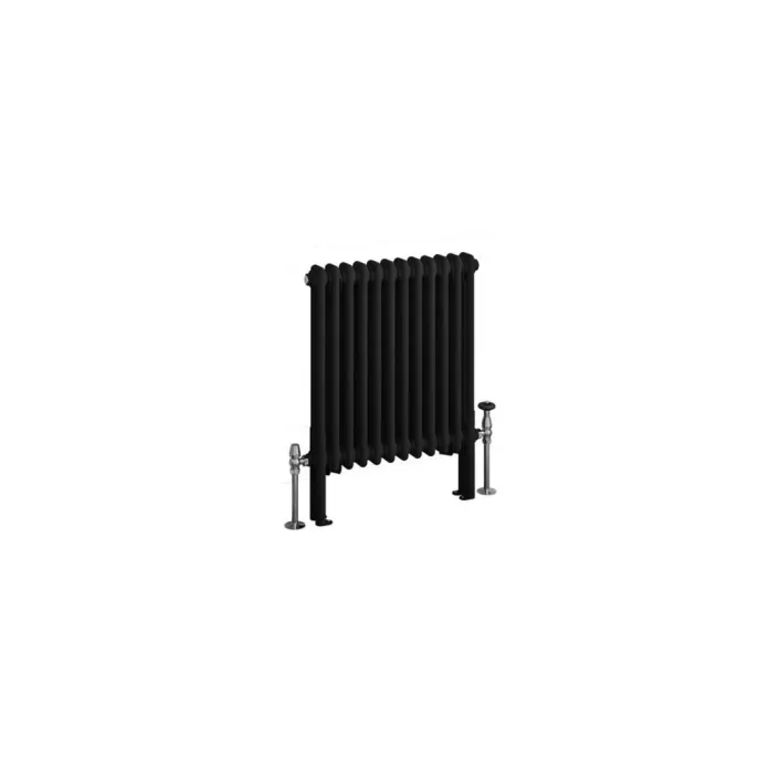 Eastbrook Imperia 2 Column Radiator 600 x 560mm Matt Black