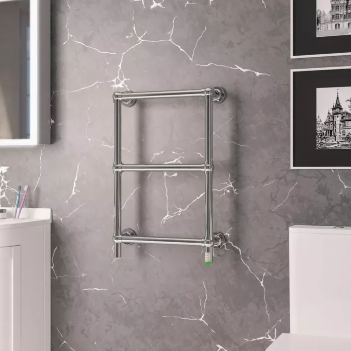 Eastbrook Kennet Dry Element Towel Rail 700 x 500 Chrome