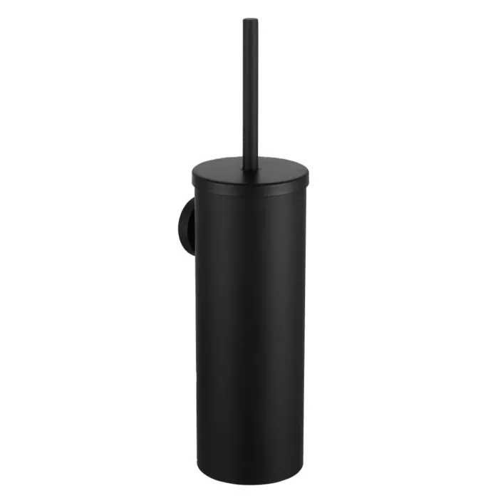 Eastbrook Genoa Metal Brush Holder - Matt Black