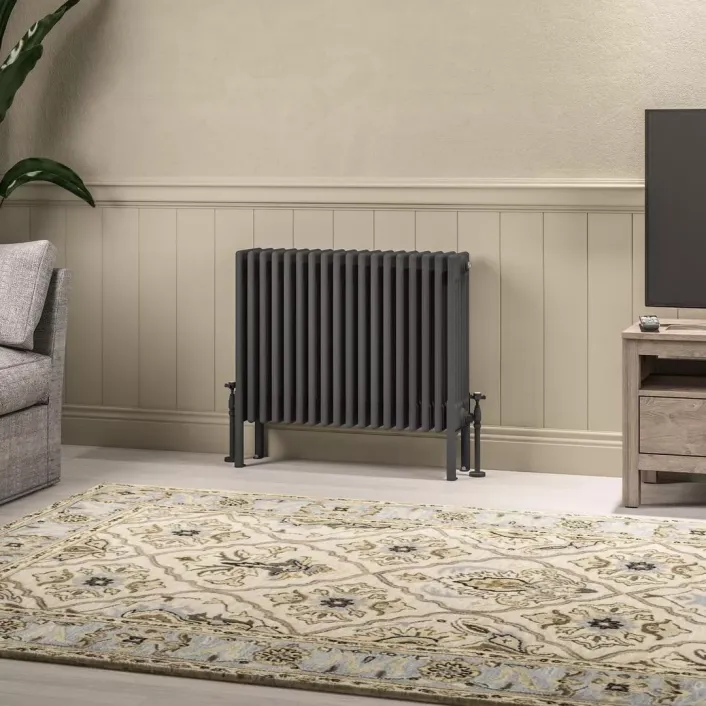 Eastbrook Imperia 6 Column Radiator 600 x 830mm Matt Anthracite