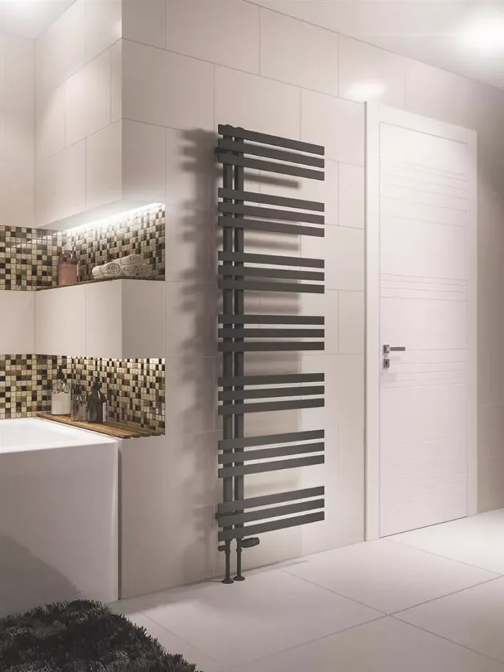 Eastbrook Hurley 1800 x 600 Towel Rail Matt Anthracite