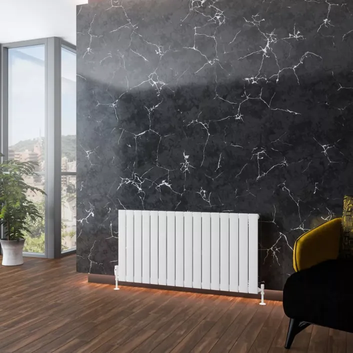 Eastbrook Addington Aluminium 600 x 1180 Radiator Type10 Gloss White