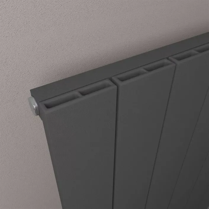 Eastbrook Charlton 1200 x 280 Aluminium Radiator Matt Anthracite