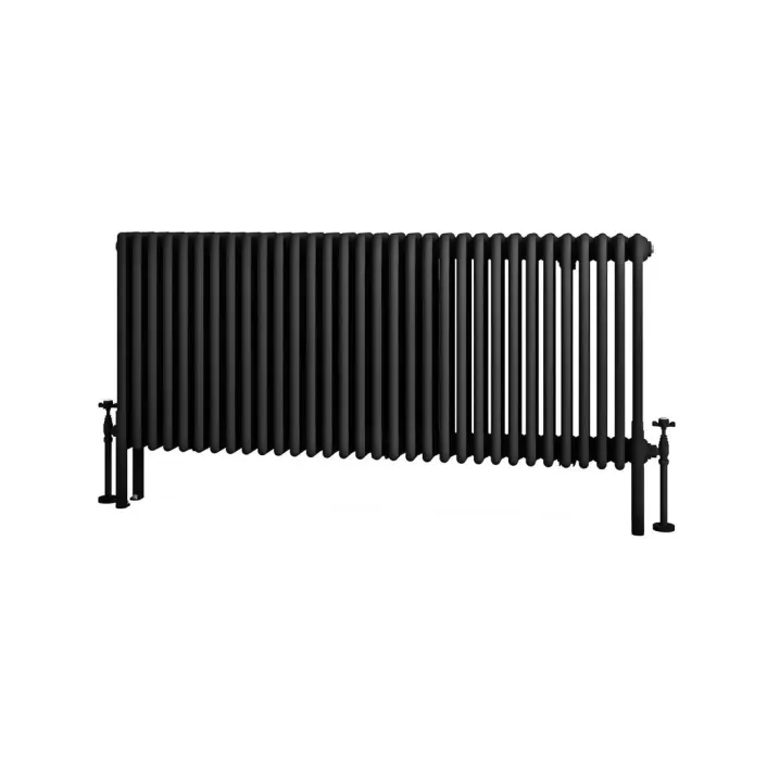 Eastbrook Imperia 4 Column Radiator 600 x 1460mm Matt Black