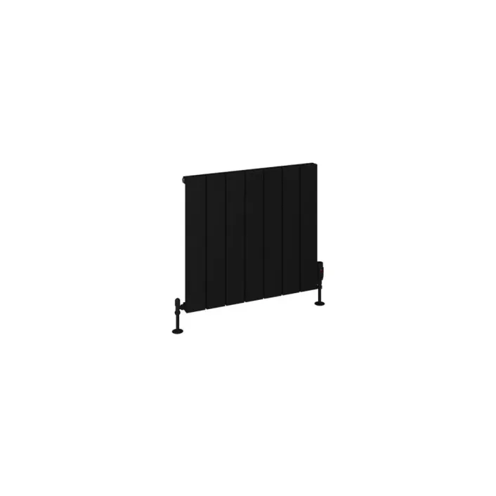 Eastbrook Rosano 600 x 660 Aluminium Radiator Matt Black